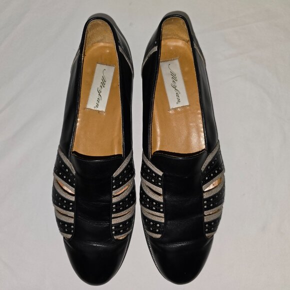 Mezlan FIJI Black Leather Slip On Shoes Men's 11 M Made In Spain - Picture 9 of 9